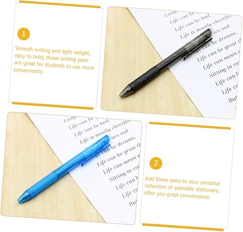 Miniatura 9 de NUOBESTY Juego de 8 bolígrafos de gel de color a granel, bolígrafos estilográficos, bolígrafos de tinta a granel, bolígrafos de tinta de 0.020 in,