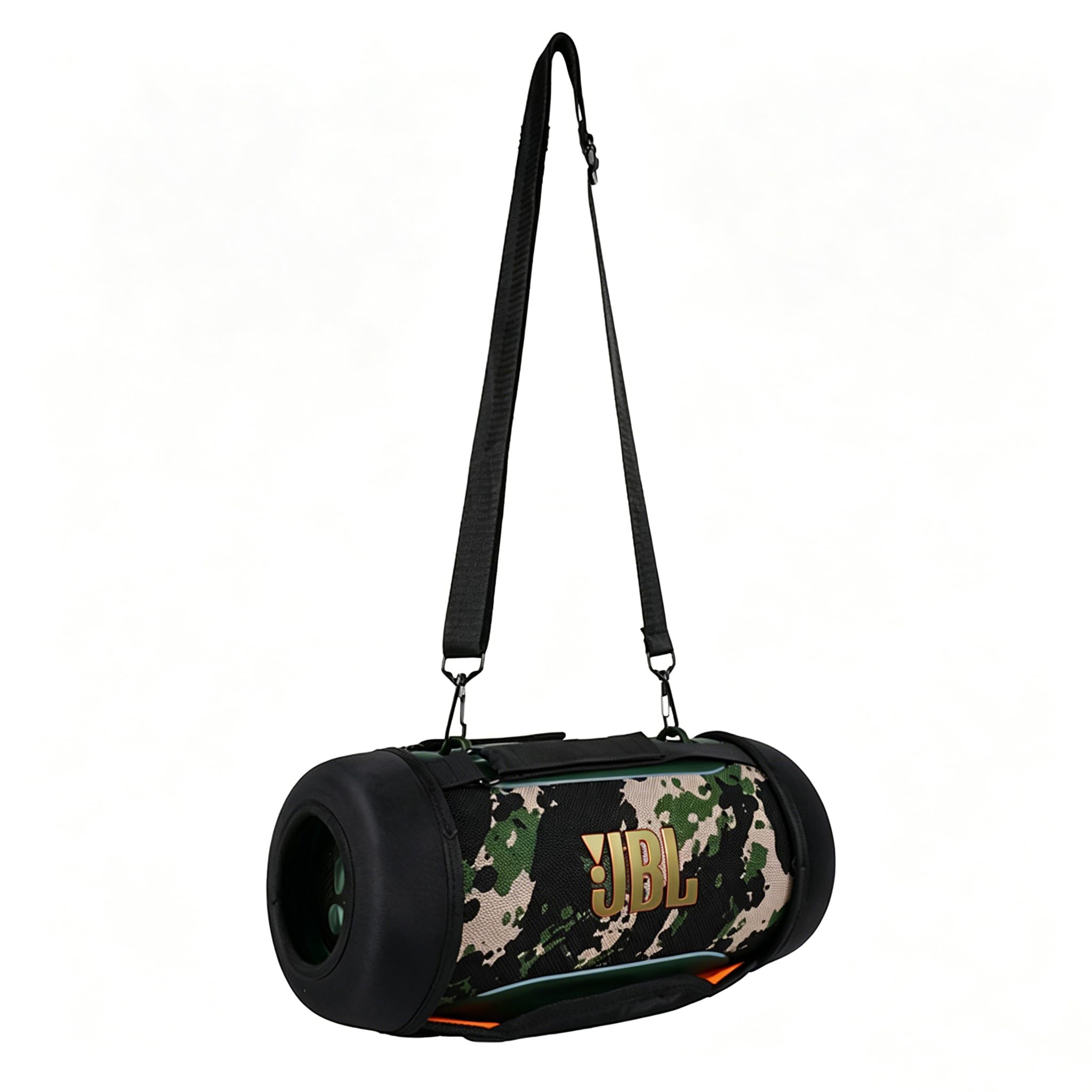 Funda Protectora con Correa de Hombro para JBL Xtreme 5, Exterior Portátil Transparente al Sonido Bolsa de Malla Estuche de Almacenamiento (Negro)