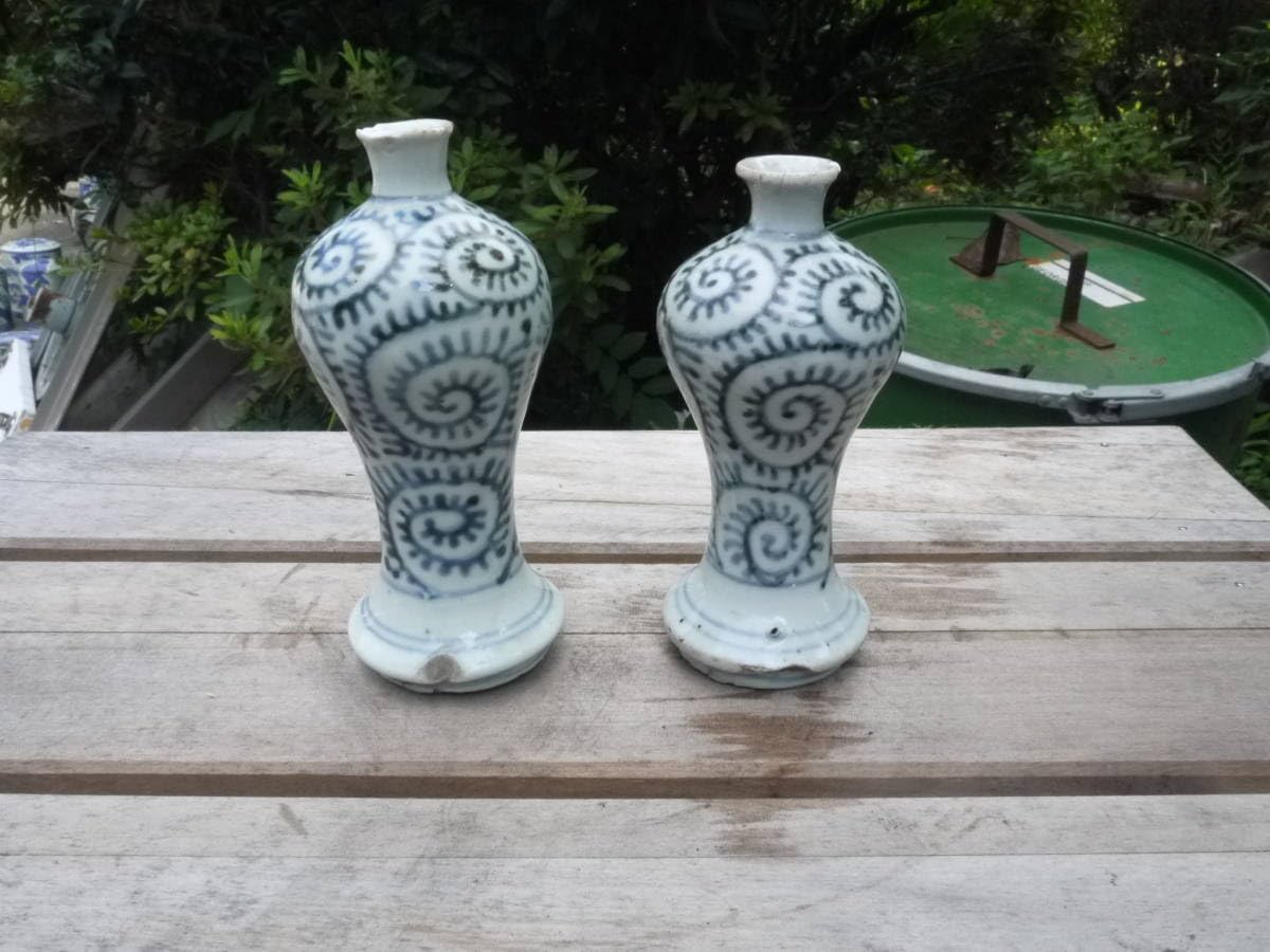 蛸唐草 | 古美術 皿(染付)の中古品 今月 長皿 古伊万里 江戸中期 検索