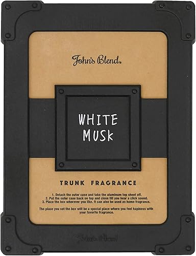 Johns Blend Ambientador de ambientador para maletero tipo 617oz almizcle blanco