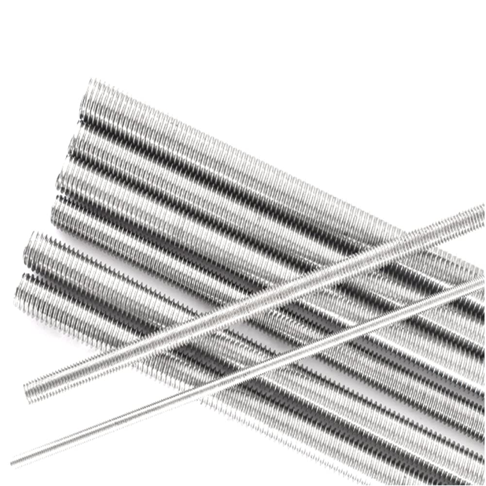 Kit 5 Barre Filettate M6 X 300mm In Acciaio Inox 304 Con Dadi Autobloccanti – Per Idraulica, Mobili E Fai-da-te