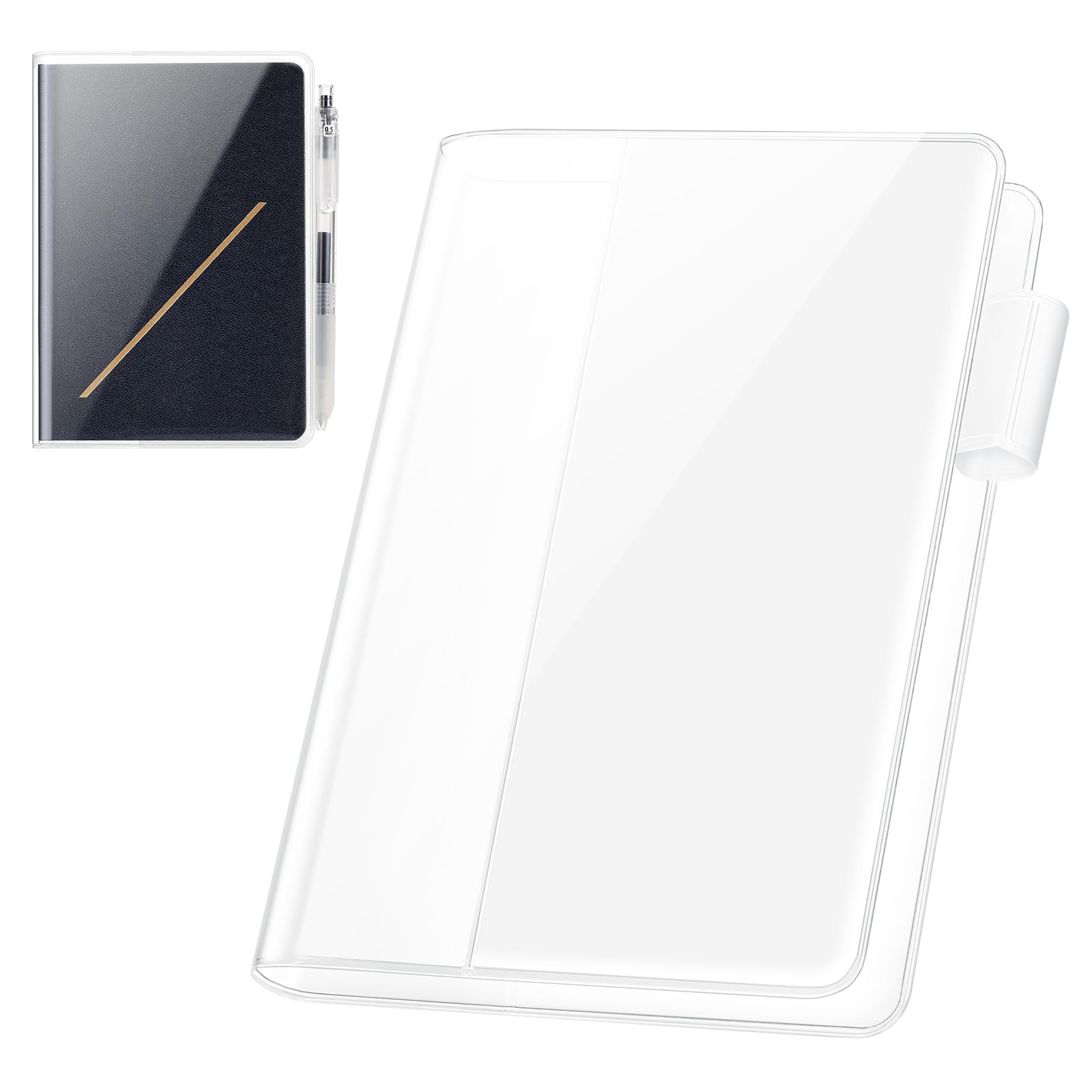 Clear Cover for Hobonichi A6 Size Planner- 9.5x6.4 Inches,Plastic Cover for A6 Notebook,Planner Protector (1)