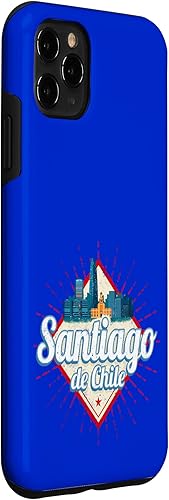 Miniatura 6 de iPhone 12 mini Santiago de Chile city vacation retro skyline vintage Case