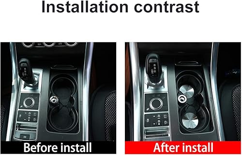 Miniatura 2 de CHEYA Acero inoxidable coche titular de la cubierta Mat Trim para Alfa Romeo Giulia Stelvio 2017 2018