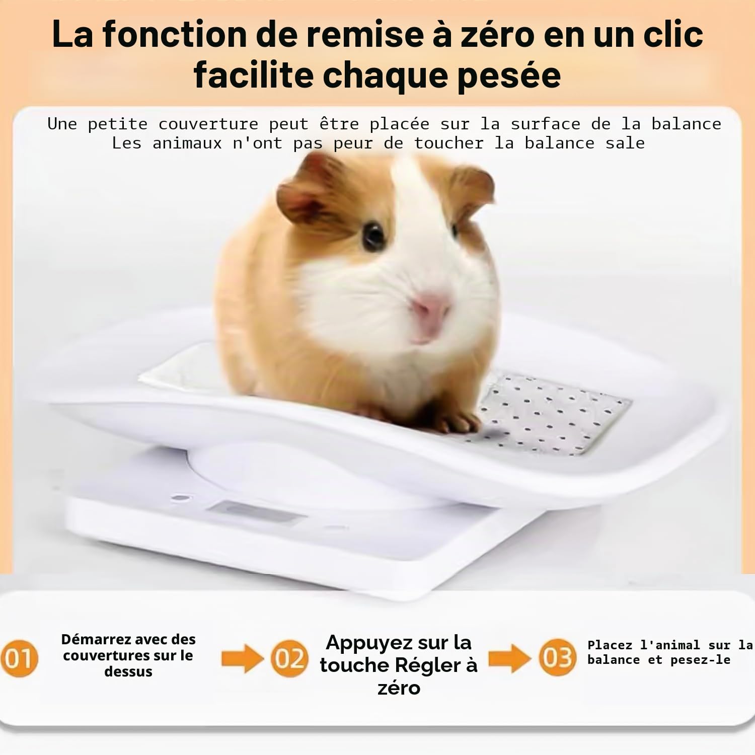 Balance numérique pour petits animaux de compagnie : Nizirioo Petite balance pour animaux de compagnie Balance bébé Balance d'alimentation Grammes et onces 15 kg avec précision ± 1 gramme Bol amovible