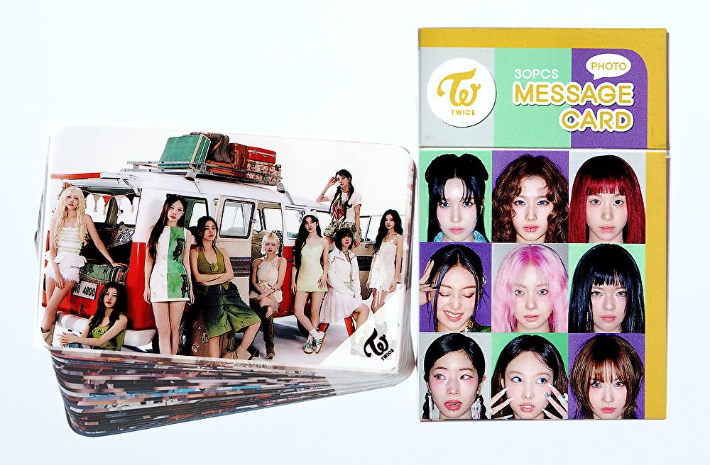 Amazon.co.jp: TWICE トゥワイス グッズ フォトメッセージカード