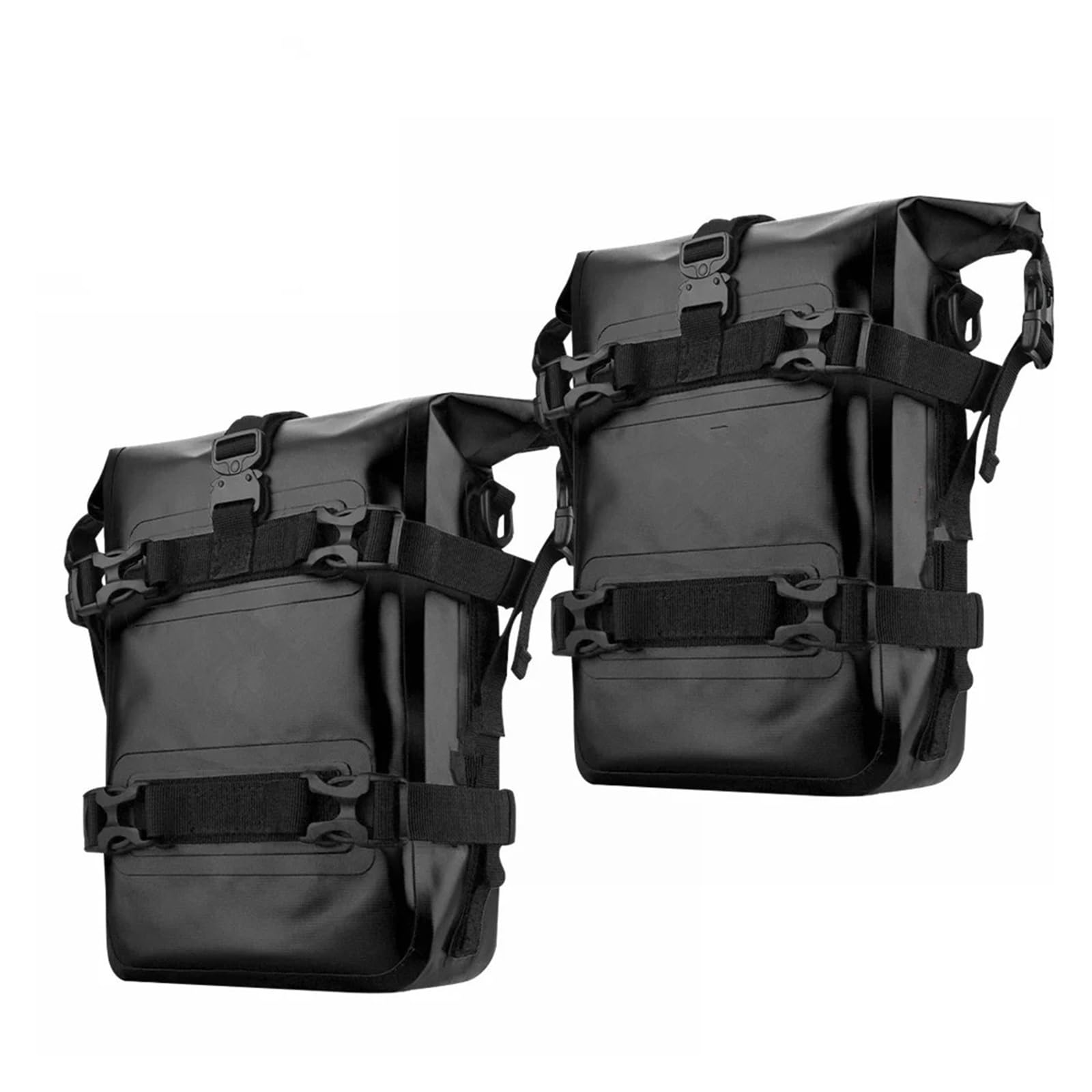 Borsa Moto Borsa Per Paraurti Moto 2 Pezzi Impermeabile 5L-8L Telaio Laterale Barra Protezione Portaoggetti Universale Strumenti Selle Motos Bagagli | 2PCS Black