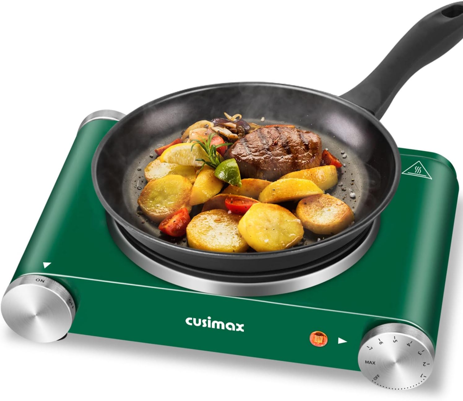 Cuisinière De Camping Portable électrique Double Brûleur - 2000W, 110V