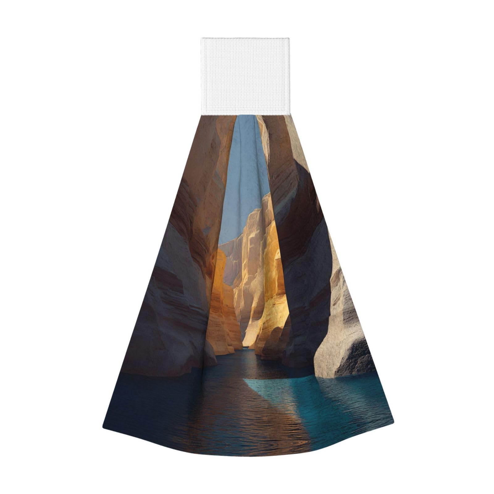 JUANYQME Canyon Printing Hanging Coral Fleece Towel Super Absorbent Soft Towel, Fluffy And Light Quick-Drying Noodles.