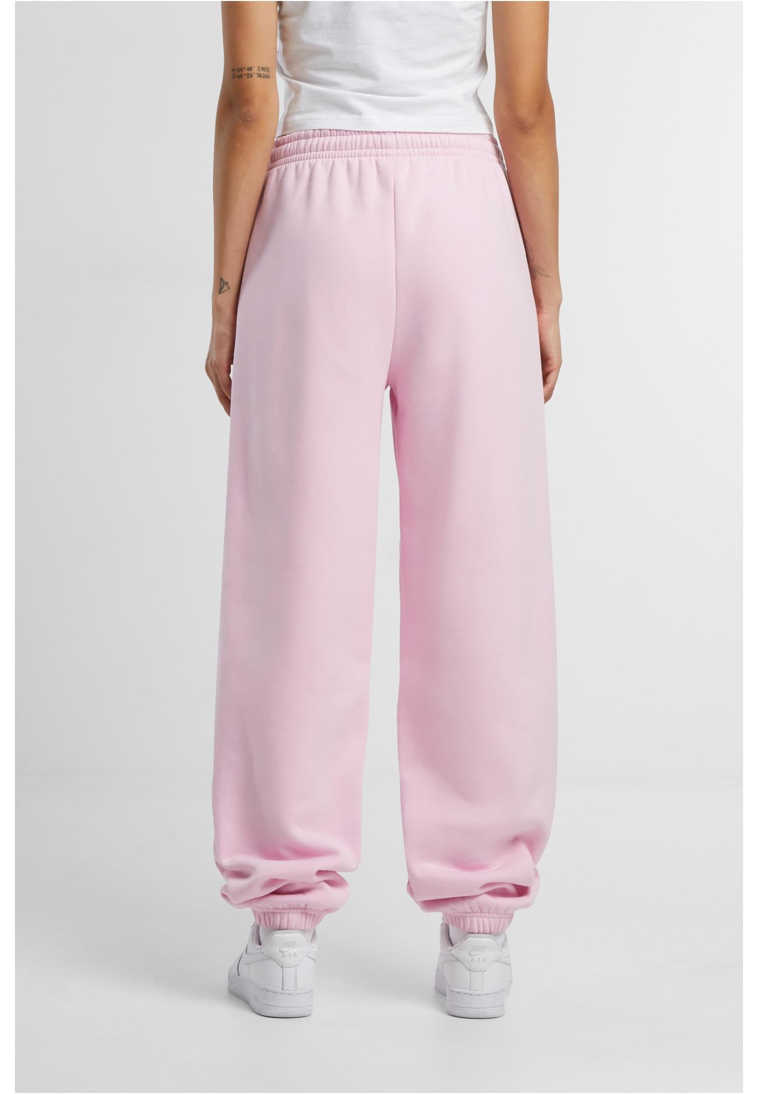 Build Your Brand - By291-ladies Fluffy Sweatpants, Pantaloni di Tuta Donna