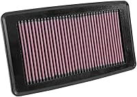 Vista 4 de K&N - Filtro de aire para motor: Filtro de repuesto de alto rendimiento, premium, lavable Compatible con Honda/Acura V6 2016-2019