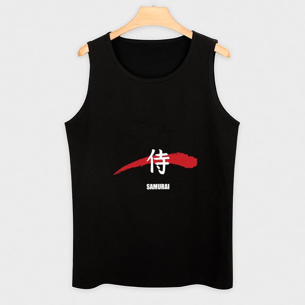 Men's Tank Tops, Beach Tank Tops for Men, Japanese Samurai