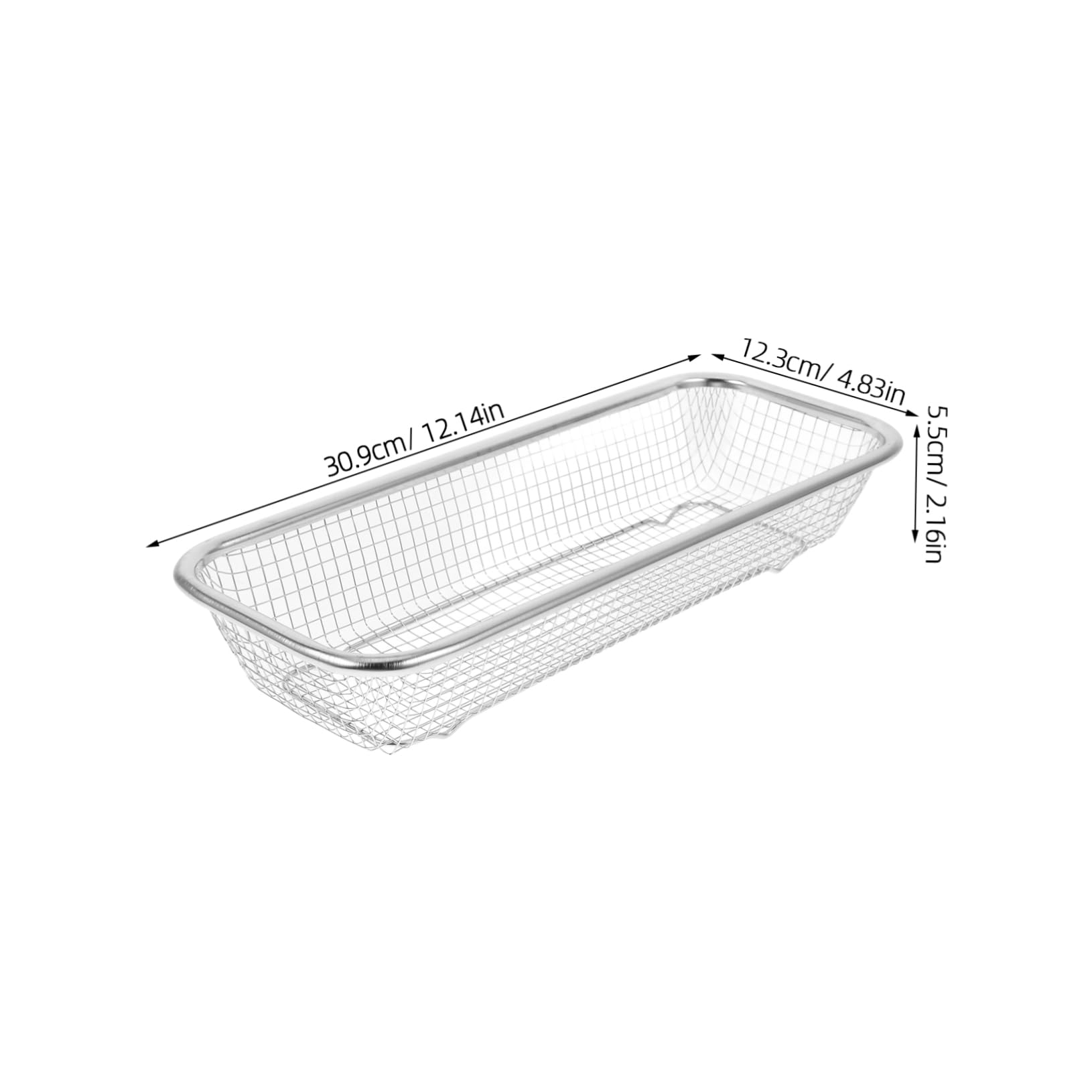 BESPORTBLE Air Fryer Baking Pan Silverware Basket Oven Rack Broiling Pan Replacement Basket for Air Fryer Oven Accessories