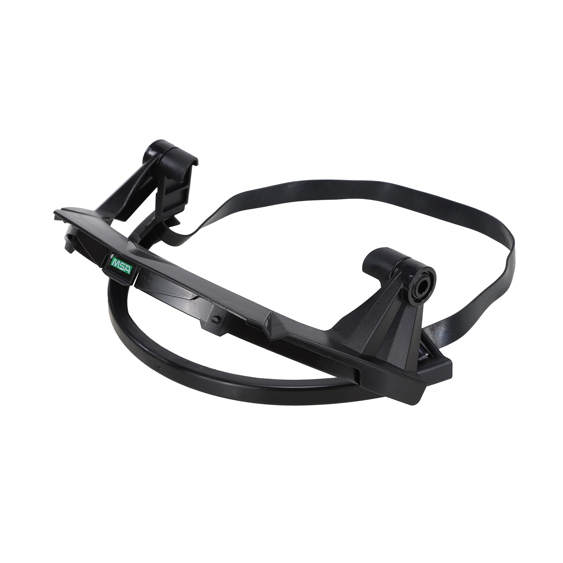 MSA 10116627 V-Gard marco de polietileno de alta densidad sin control de residuos para sombreros MSA universales, negro, estándar