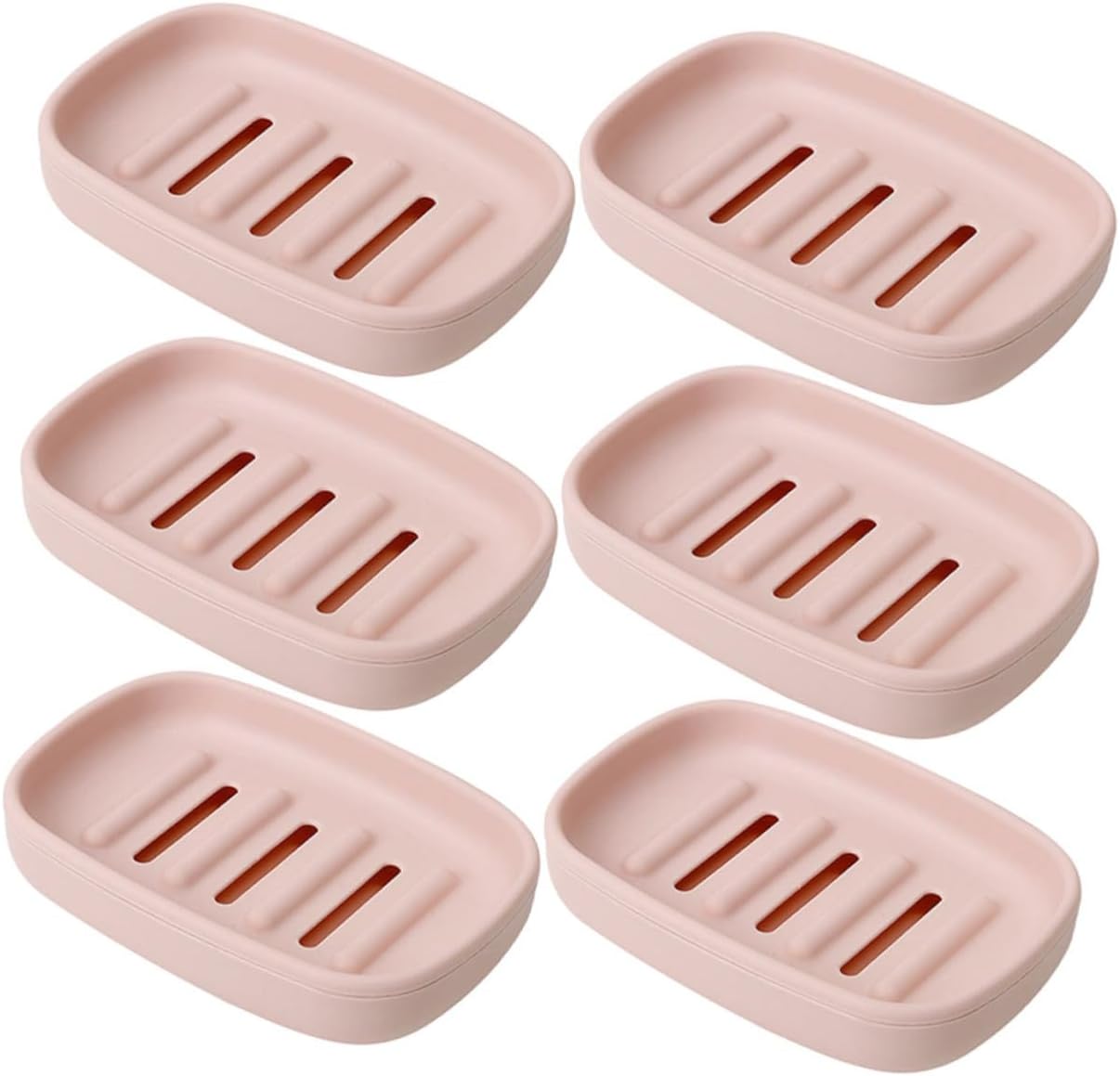 Cabilock 6pcs soap box travel soap case travel bar soap container portable soap dish soap
