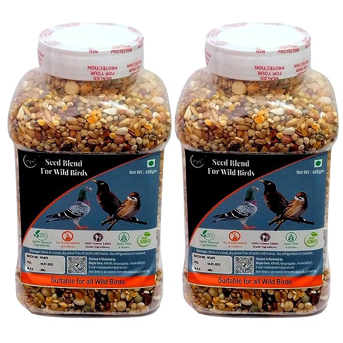 See full amazon price history chart for Bird Feed Seed Mix for Wild Birds 900 Gram Enriched with 10 Grains & Cuttlefish Bone Grits, Refill Pack for All Wild Birds,Pigeon, Doves, Mynah,House Sparrows,Munias (Pack of 2 Bottle) Bird Feed Seed Mix for Wild Birds 900 Gram Enriched with 10 Grains & Cuttlefish Bone Grits, Refill Pack for All Wild Birds,Pigeon, Doves, Mynah,House Sparrows,Munias (Pack of 2 Bottle) (B0CFHGKFHQ) Amazon Price History, Amazon Price Tracker