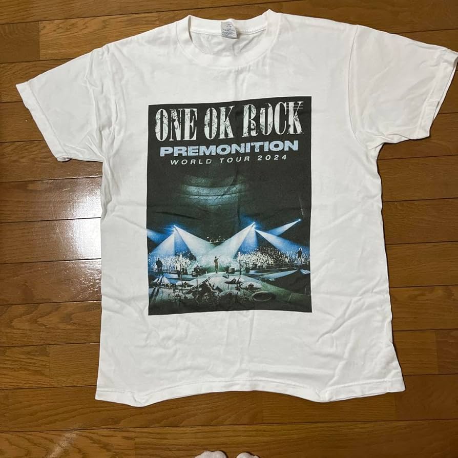 ワンオク　tシャツ　oneokrock premonition ONE OK ROCK 2024 PREMONITION WORLD TOUR」オフィシャルグッズ
