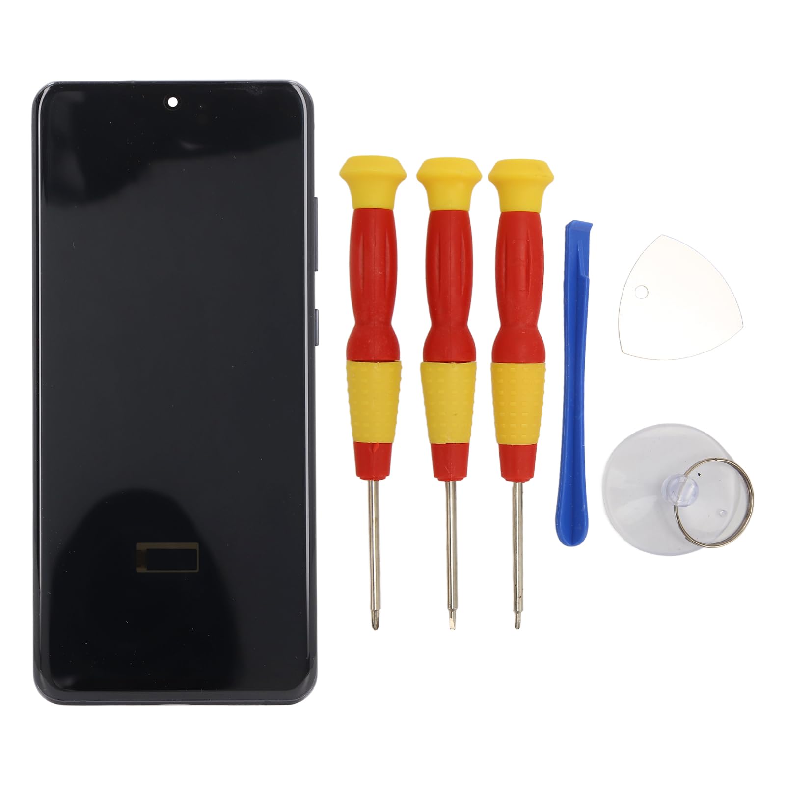 SENECESLI Conjunto de Pantalla para Teléfono Móvil, Kit de Montaje de Pantalla para Teléfono Móvil de Excelente Claridad con Marco para Reparación