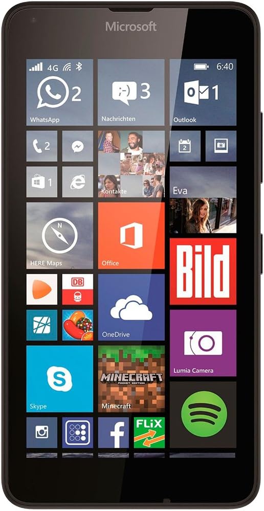 Microsoft Lumia 640 5-Inch SIM-Free Smartphone - Black