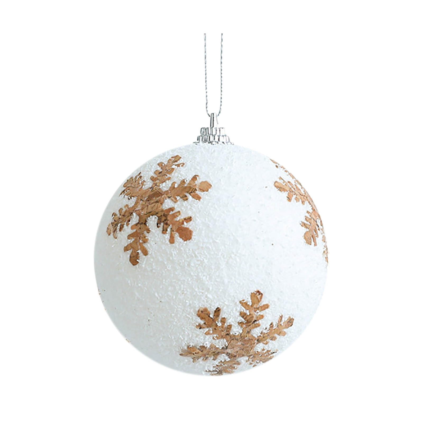HAOLEI Bolas de Navidad,Bolas Arbol de Navidad Adornos Arbol Navidad Colgantes Bolas Navidad de Espuma para Árboles de Navidad Original Bolas de Nieve Navideña Adornos Navidad Navidad Decoración 2024