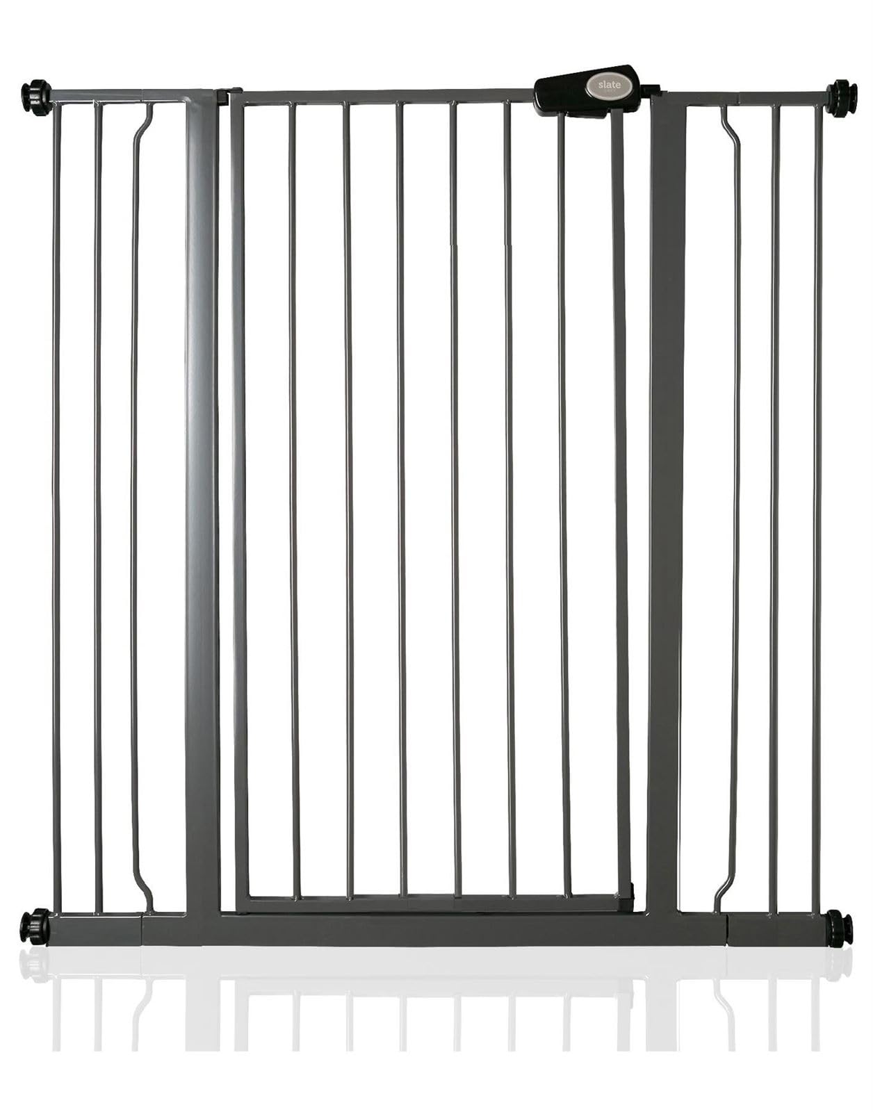 Safetots (Matt Black, 107.4Cm - 115Cm) Extra Tall Pressure Fit Gate