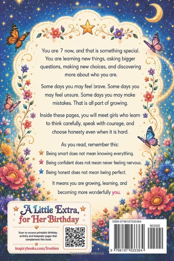 You Are 7 Smart, Confident & Honest!: Inspiring Stories, Affirmations and Coloring Pages for an Amazing 7 Year Old Girl Birthday Gift (Birthday Books for Amazing Girls) image 3