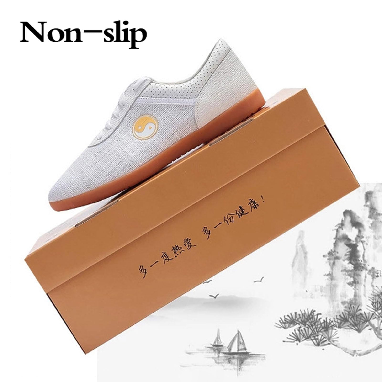 Scarpe Tai Chi E Arti Marziali - Tela Unisex - Traspiranti - Per Kung Fu, Taekwondo, Karate - ForceRoute - Foto 11