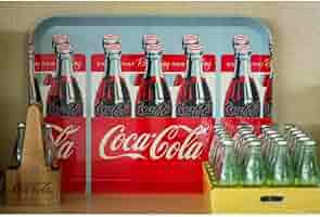 コレクション Coca-Cola  1950s VINTAGE  TRAY Vintage 1950's Coca Cola Serving Tray: Girl With Red Hair