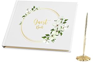 Guest Book Wedding Sign-in: Elegant Chic Wedding Guest Book, 7 x 9...