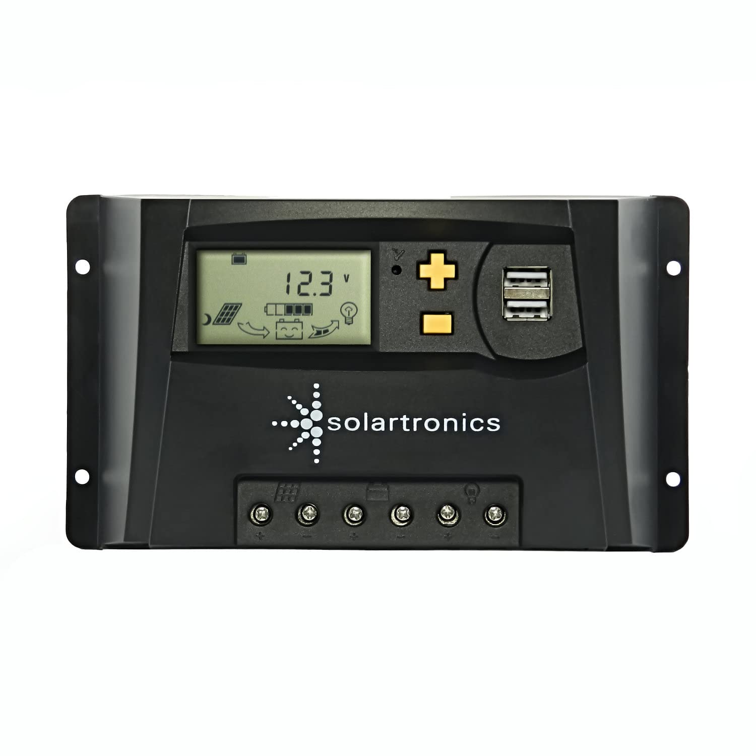 SOLARTRONICS 200 Watt 12V Solar Set 20A Laderegler gelb Montagewinkel Solaranlage Inselanlage Solarmodul 1200mm