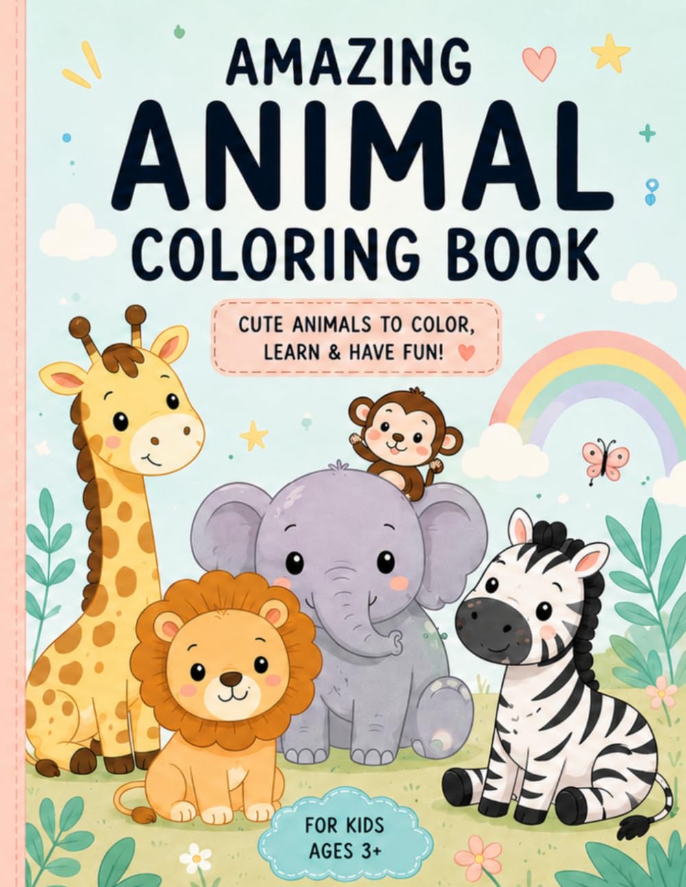 Amazing Animal Coloring Book