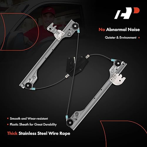 Miniatura 4 de A-Premium Elevalunas eléctrico sin motor compatible con Nissan Altima 2008 2009 2010 2011 2012 2013 Coupé, lado delantero del conductor y del