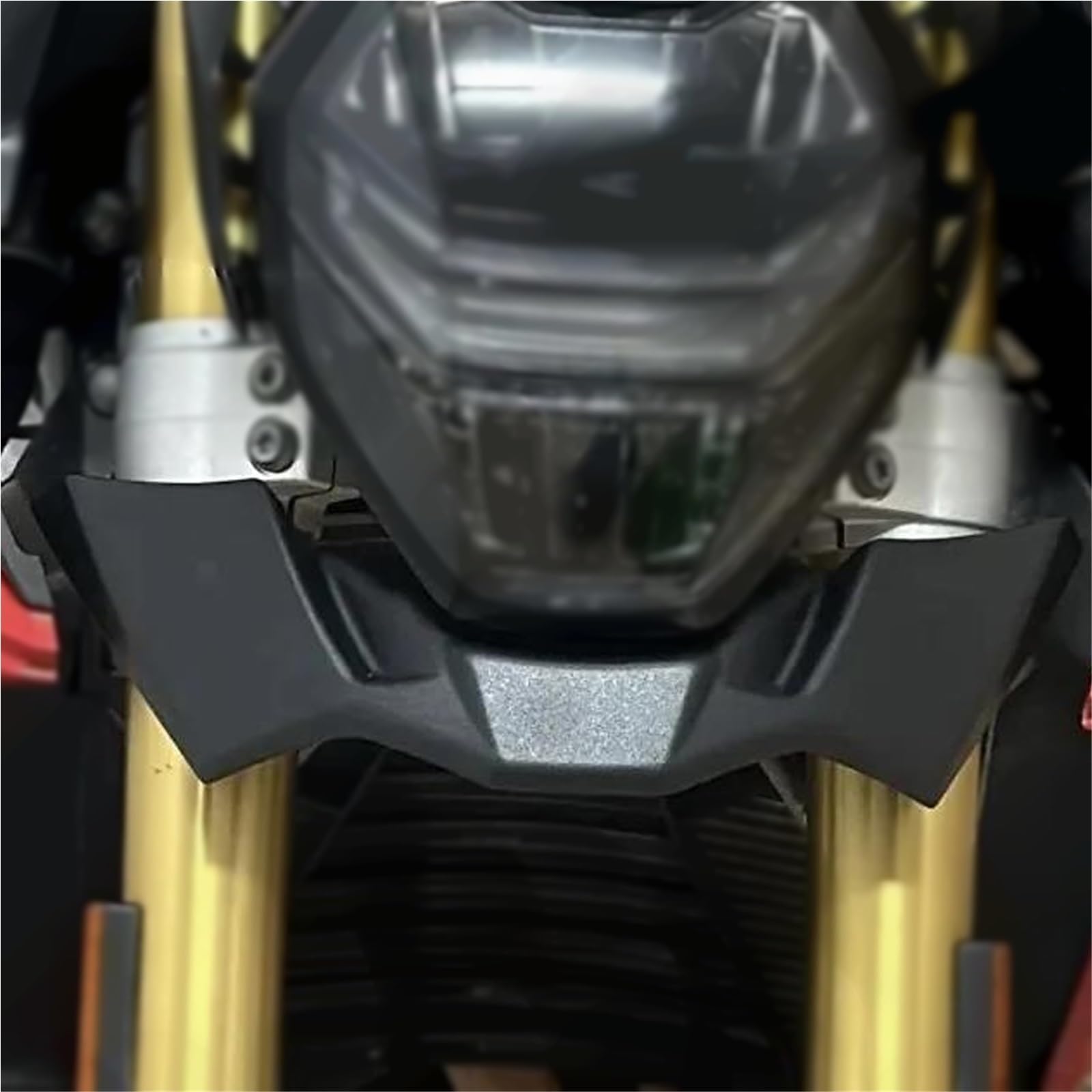 Verkleidungsteil Motorradschutz Verkleidungsschutz Frontlippe Windflügelabdeckung Verkleidung Winglets Schutzabdeckung Zubehör Für BMW F900R F 900 R 2021-2022(Carbon-Black)