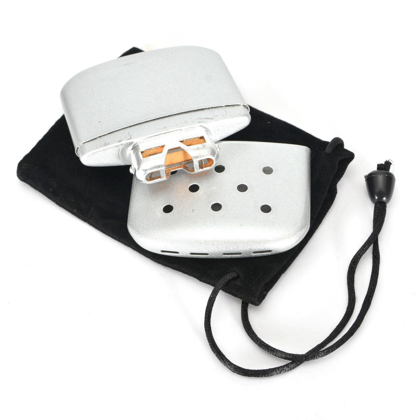 Lot de 10 chauffe-mains à carburant portables réutilisables standard pour la chasse en plein air