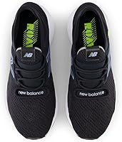 Vista 64 de New Balance Fresh Foam Roav V1 - Tenis para hombre Aluminio ligero y negro.