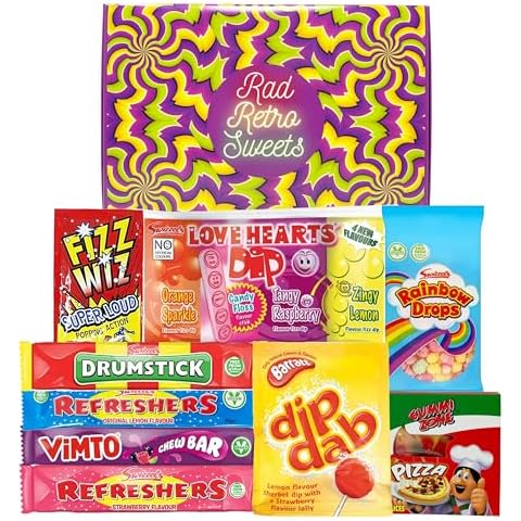 Rad Retro Sweets Hamper Gift Box Cover