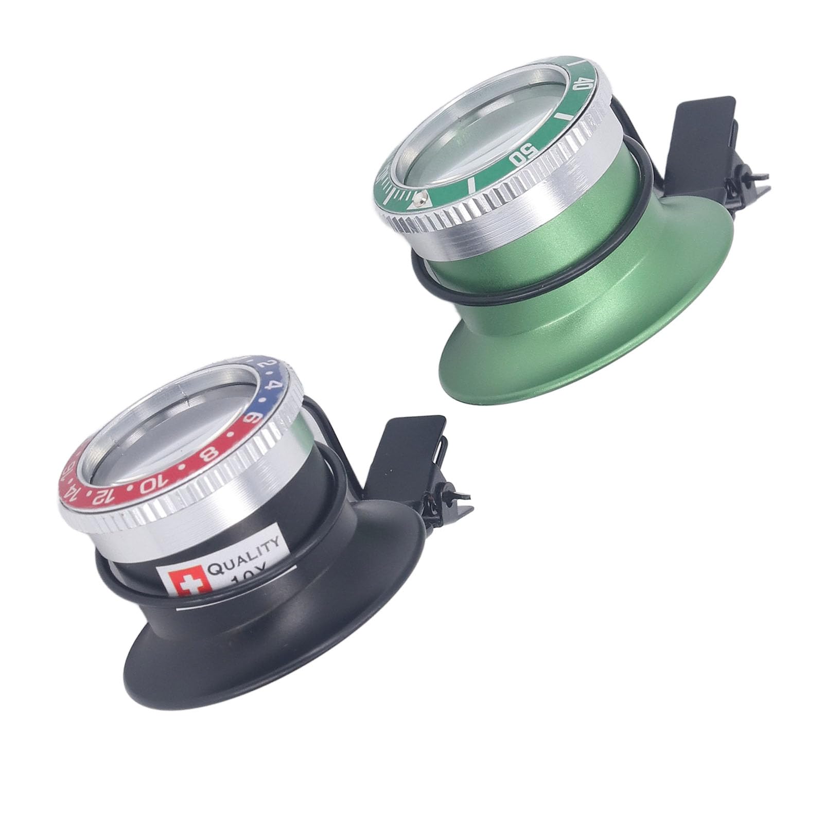 Hands - Unfettered Clip - on Eyeglass Magnifier - Mini Magnifying Lens for Detailed Watch Repair and Jewelry Work, Lightweight, Easy to Wear, 10X Magnification