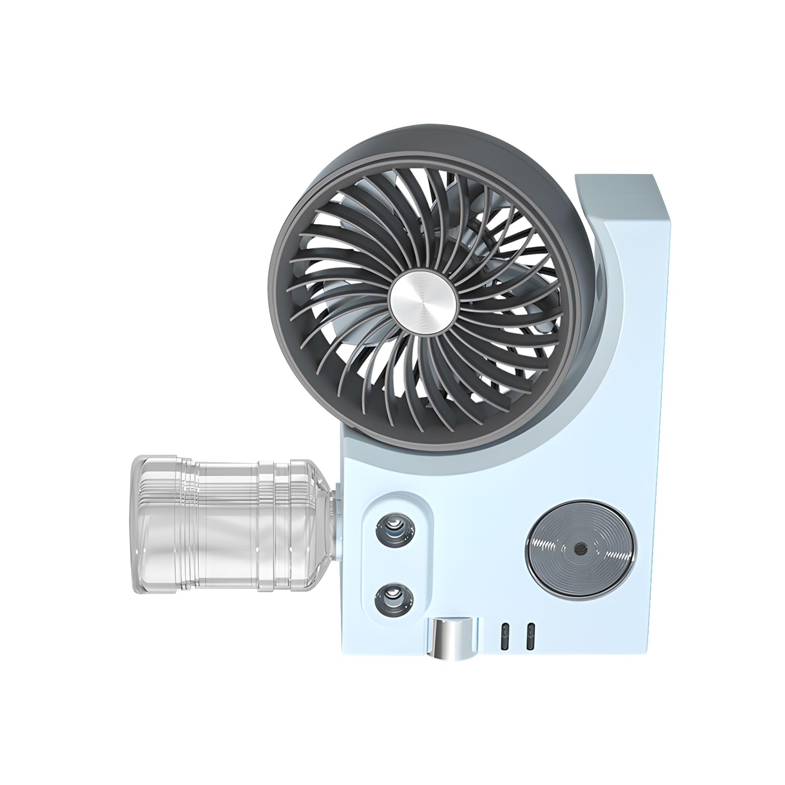 Elnwnnkc Space Saving Cooling Device with Stable or Pulsed Settings for Indoor Outdoor Application Travel Size Misting Fan