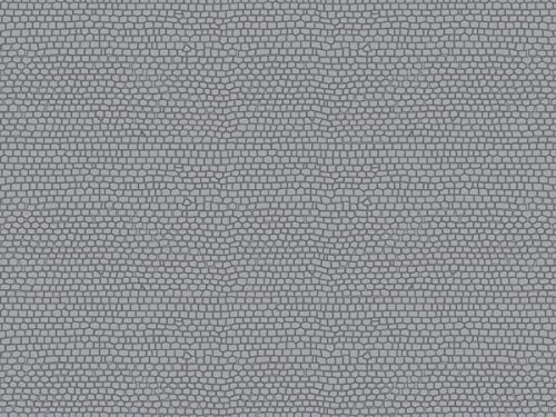 Auhagen 52436 Cobblestone Sheet Straight Single Modelling Kit