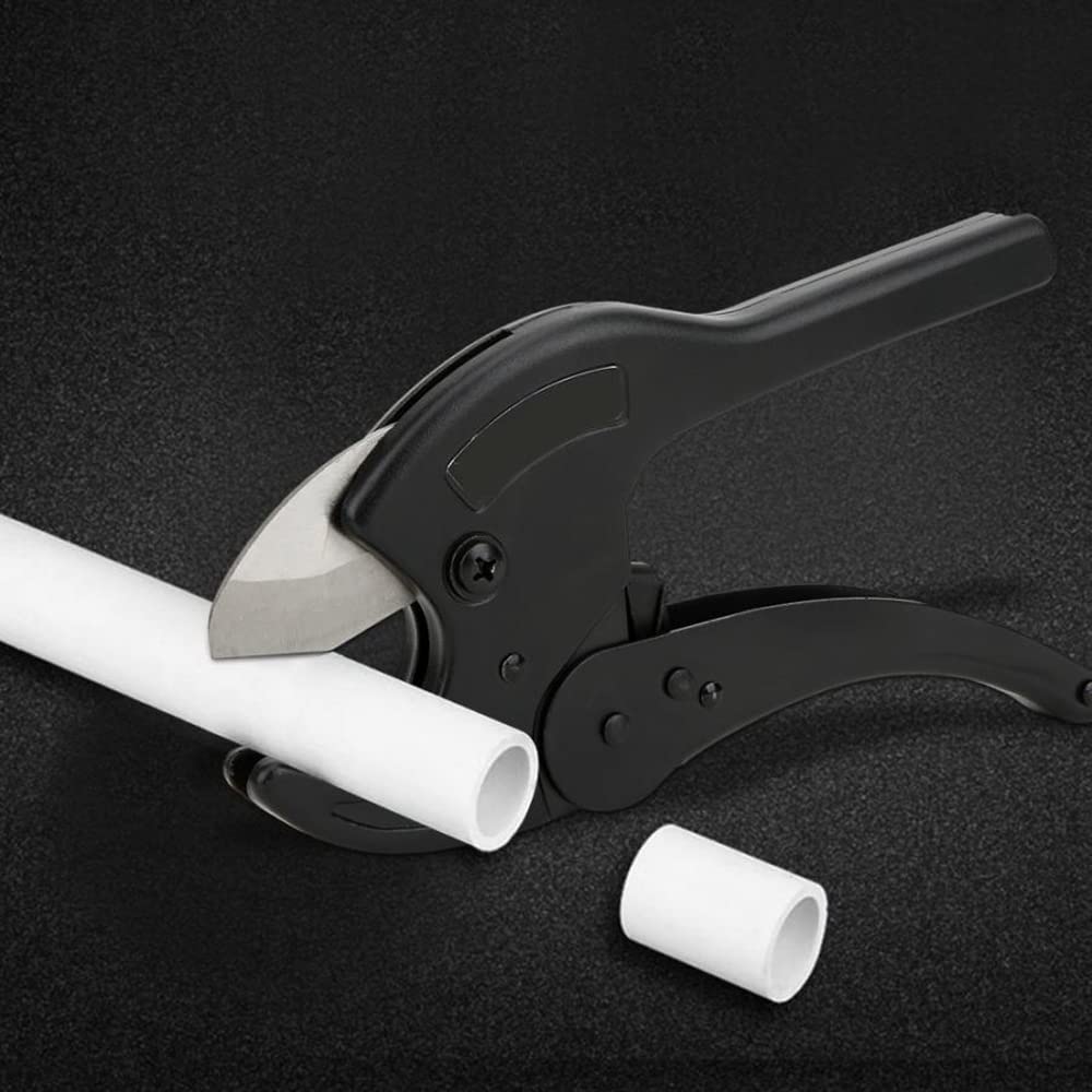 Cortatubos de PVC para Trabajo Pesado Aleación de Aluminio CR Cuchilla de Acero Inoxidable Herramienta de Corte de Tubos Cortador de Tubos de PVC