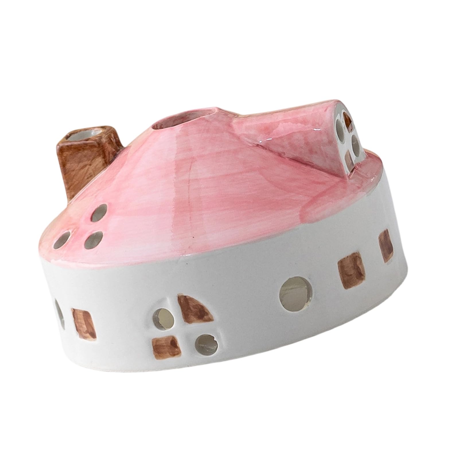 our fave Delicate Round House Shape Ceramic Incenses Burners Enhancing Home Ambiances Fragrances Scented Stove Ashes Tray Scented Diffuser
