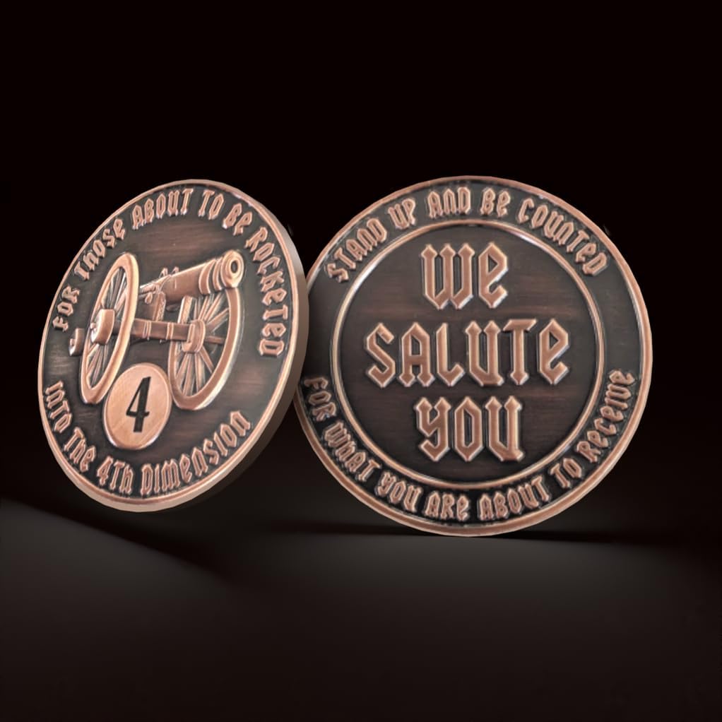 for Those About to Be Rocketed AA Medallion We Salute You...Includes Gift Box...All Years
