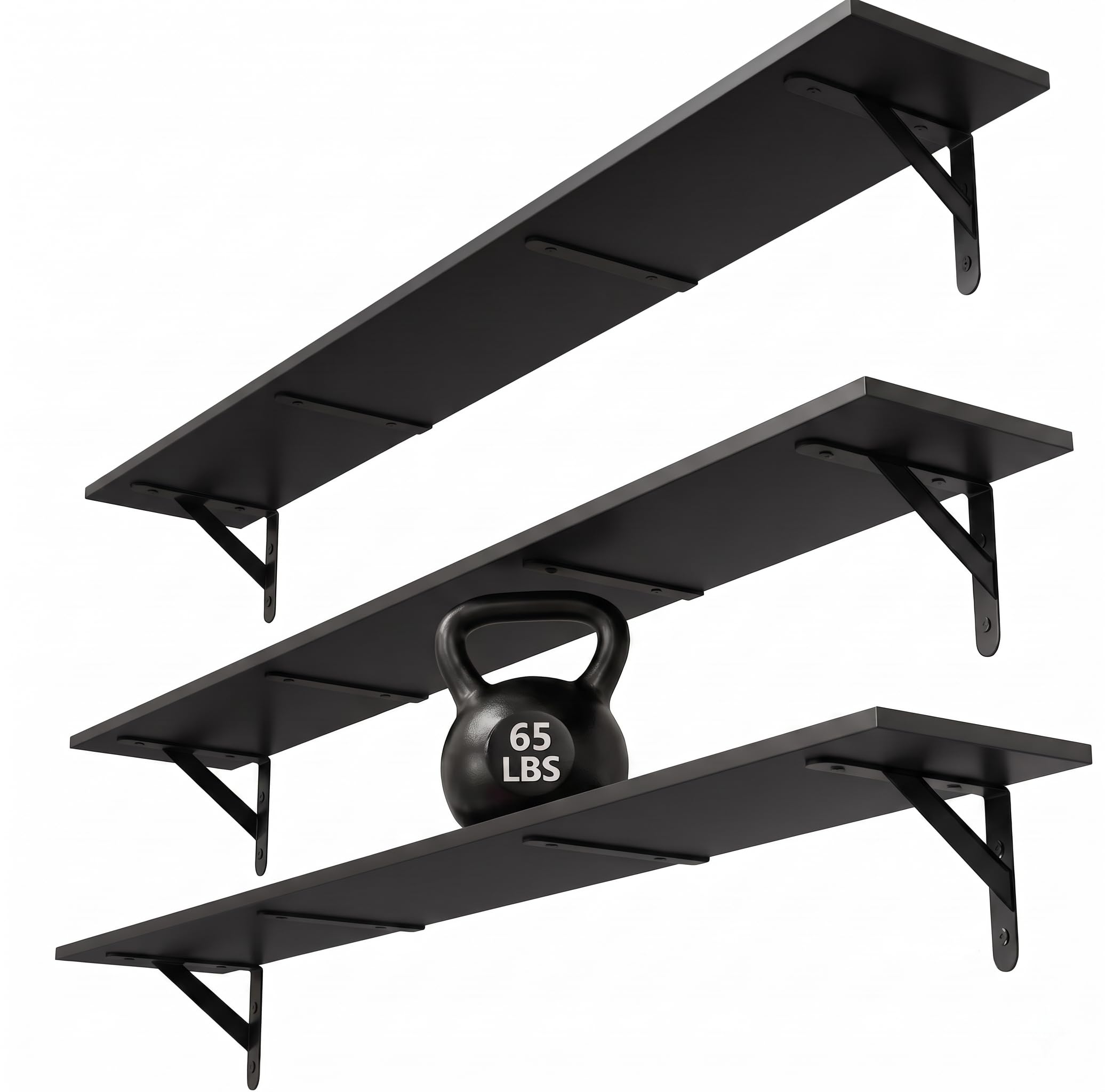 WOPITUES Floating Shelves - 3-Pack -16