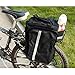 GEARONIC TM Cycling Bike Bicycle Rear Tail Seat Trunk Bag Pannier Pouch Rack Shoulder Travel - Black
