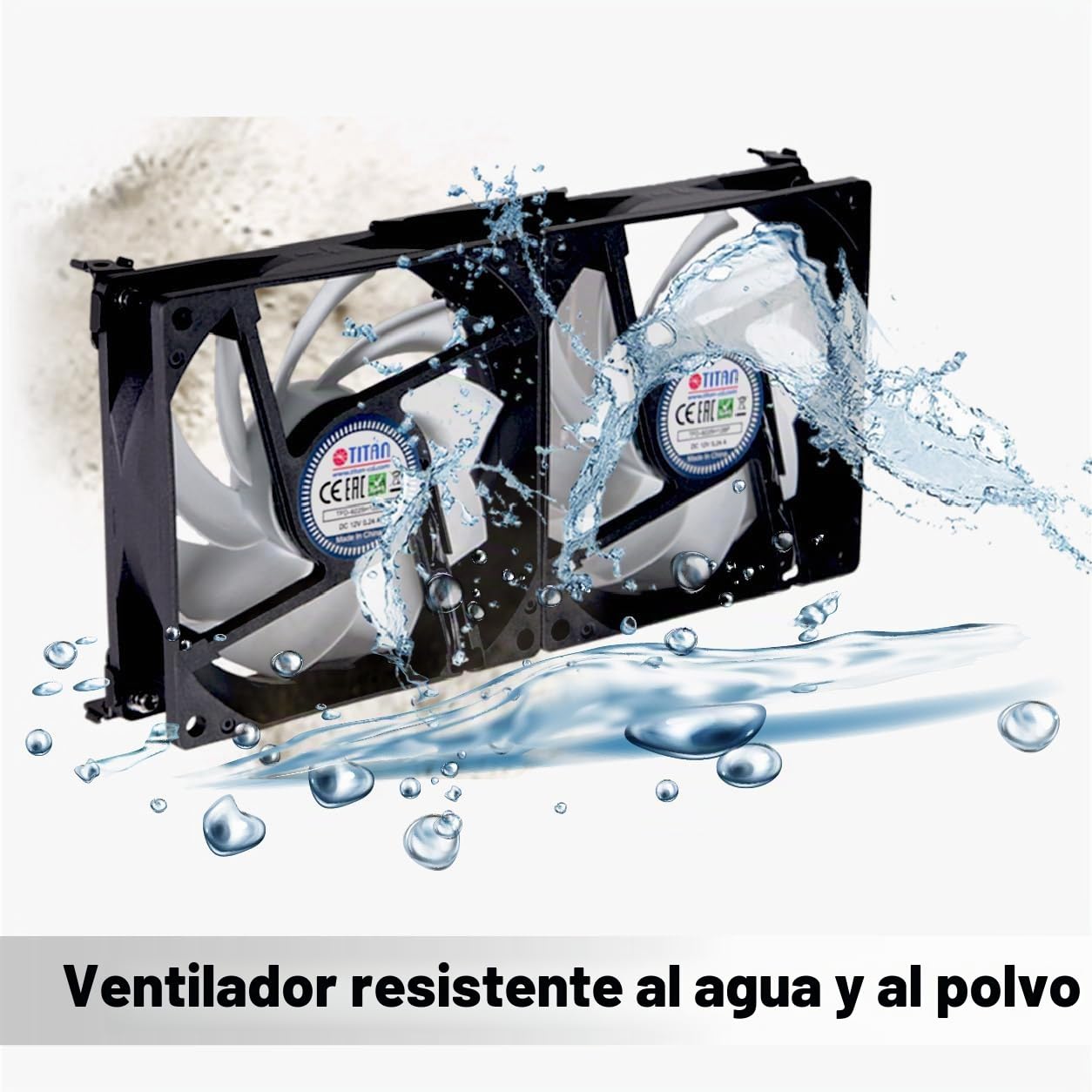 TITAN-Ventilador Doble para frigorífico (140mm(V2+))