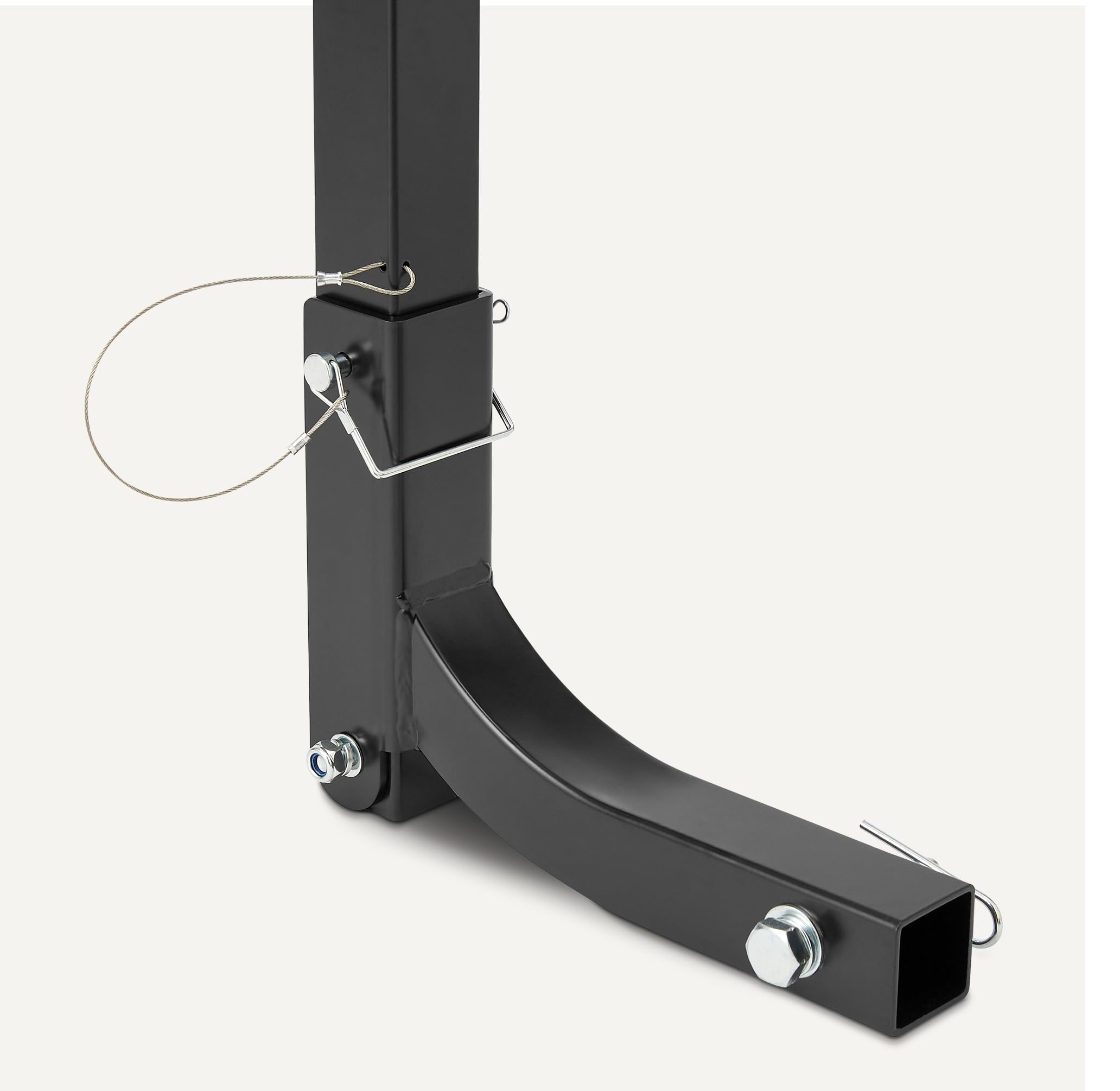 Amazon Basics 4-Bike Hitch Rack with 2" Hitch for Car, SUV and Truck, Foldable Steel Frame with Anti-Rattle Design