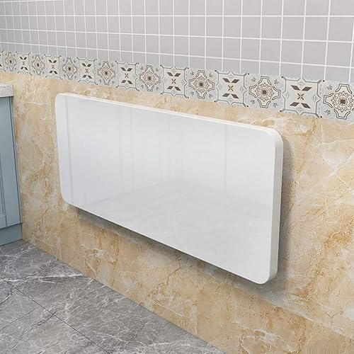 Miniatura 3 de KDDEON Mesa de comedor plegable para colgar en la pared, escritorio multifunción para ordenador, mesa de trabajo en casa, oficina con soporte de