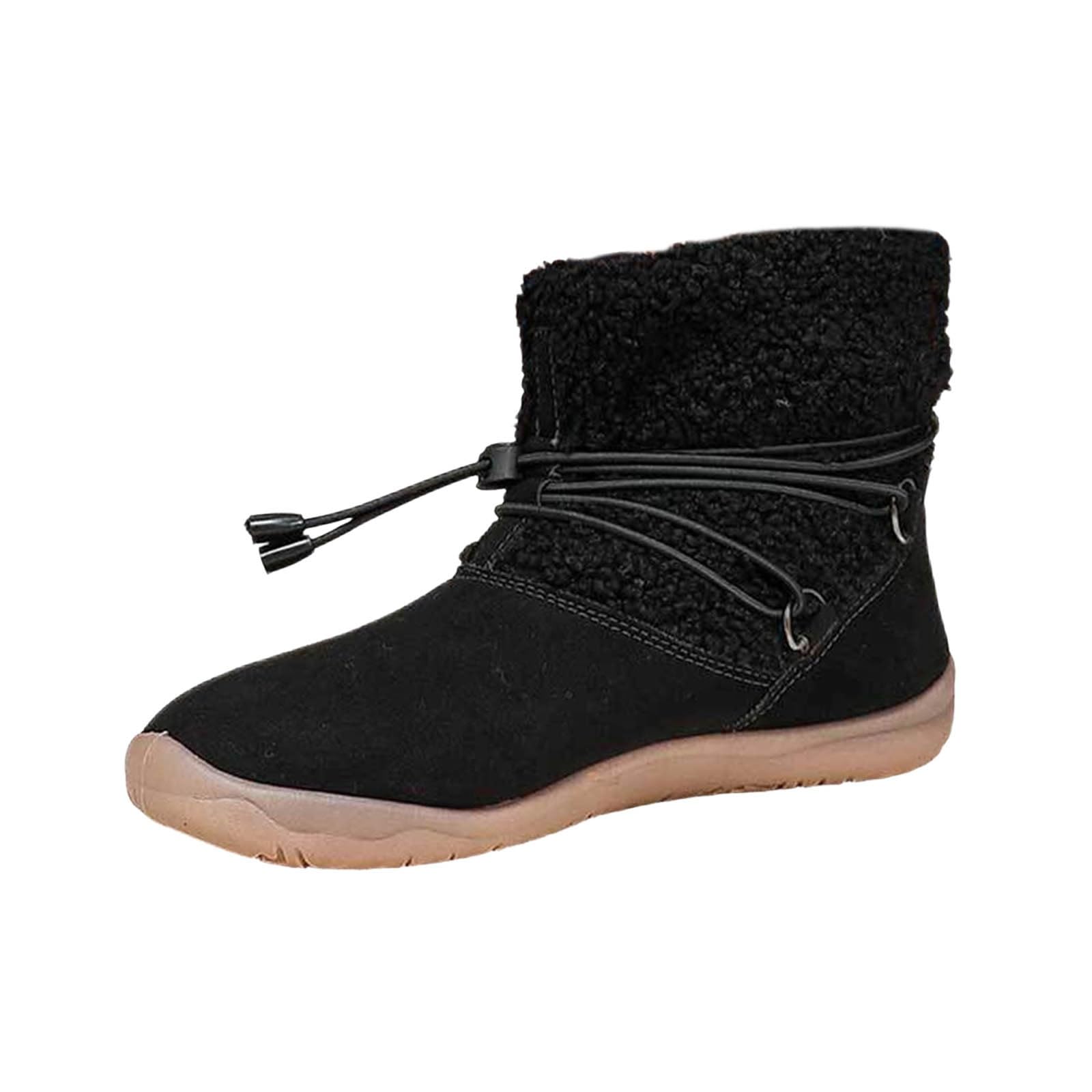 Apres Ski Femme Bottes De Neige Boots Hiver Botte Bottine Après-Ski Chaussures Glacia Barefoot Apres-Ski Bottines Chaudes Grand Froid Chaude Chaussure Randonnée Raquette Imperméable Fourrées D'hiver