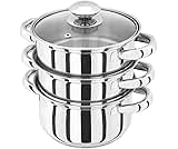 Judge Essential 3-Tier Stainless Steel Steamer- 16cm Food Steamer Pot
