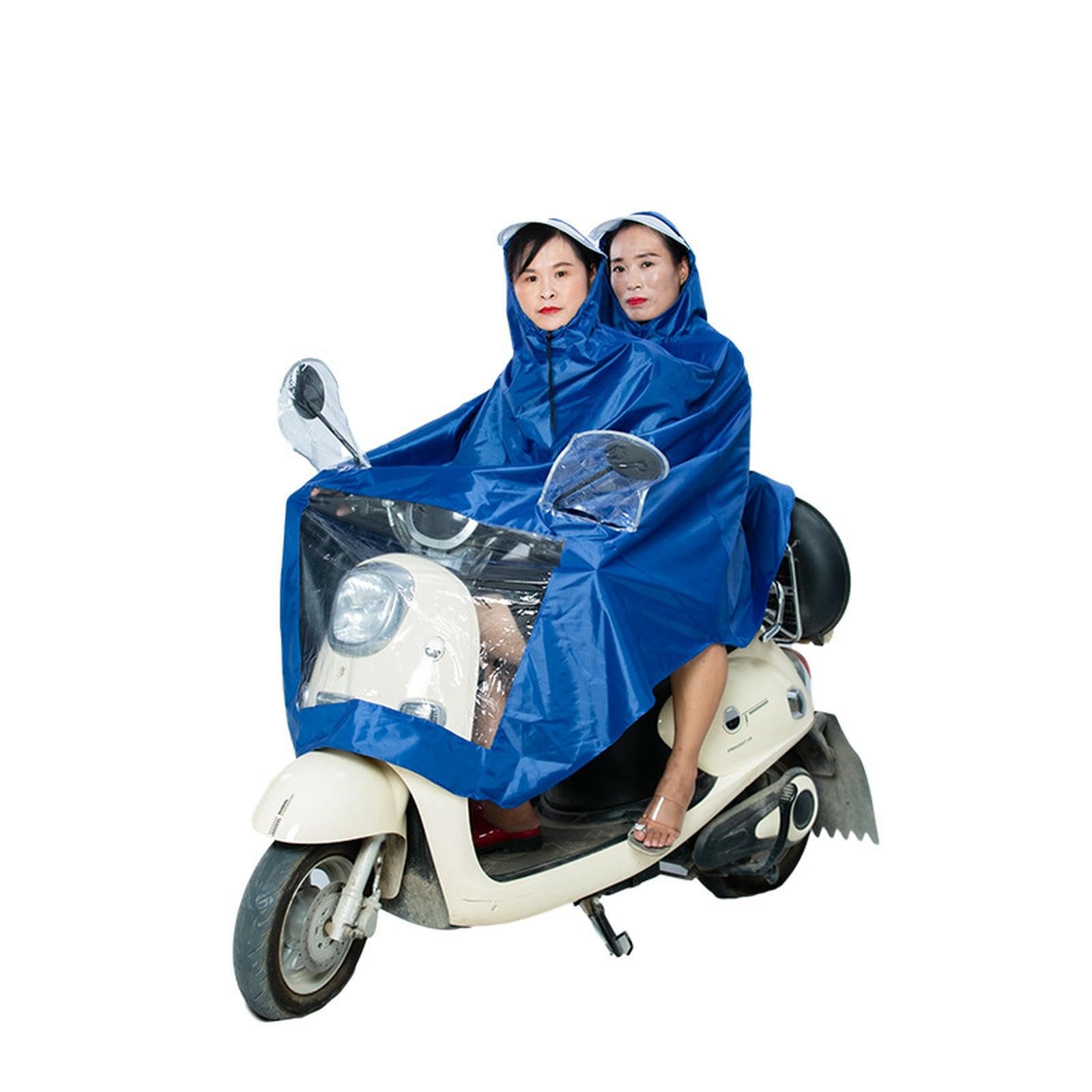 Płaszcz przeciwdeszczowy Jednoczęściowe ponczo przeciwdeszczowe dla dorosłych jeżdżących na motocyklach, rowerach elektrycznych i rowerach